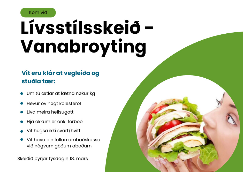 Lívsstílsskeið-Vanabroyting